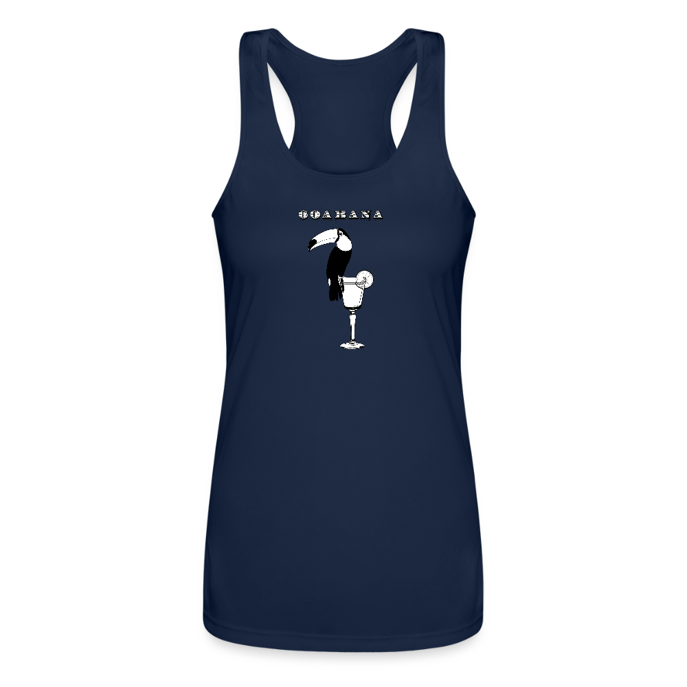 Coabana Ladies Racerback Tank Top - navy