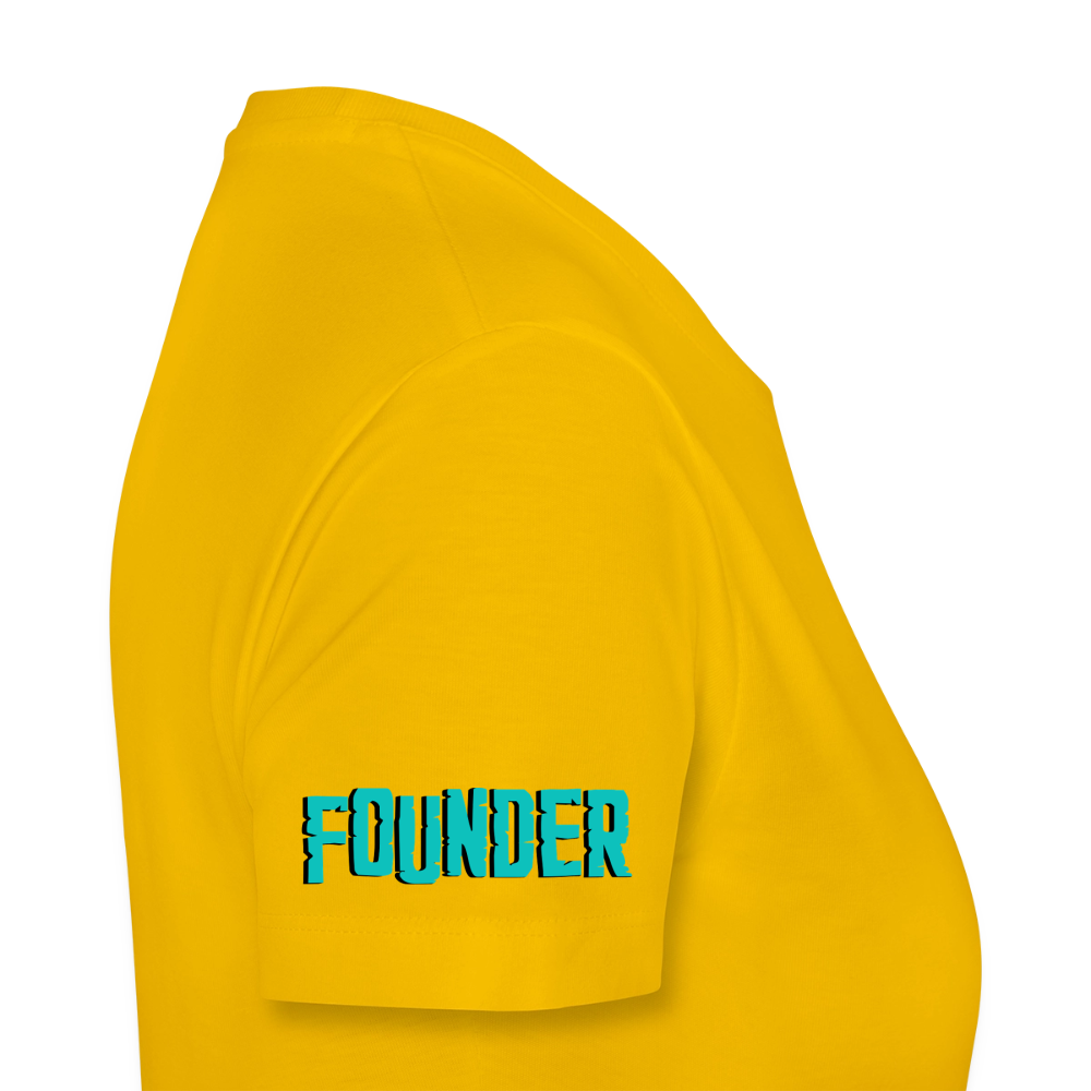 Dagger Room Founders Women’s Premium T-Shirt - sun yellow