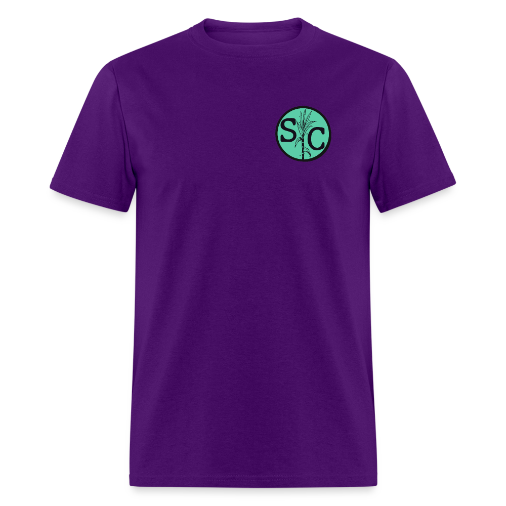 Sugar Cane SC Logo Classic T-Shirt - purple