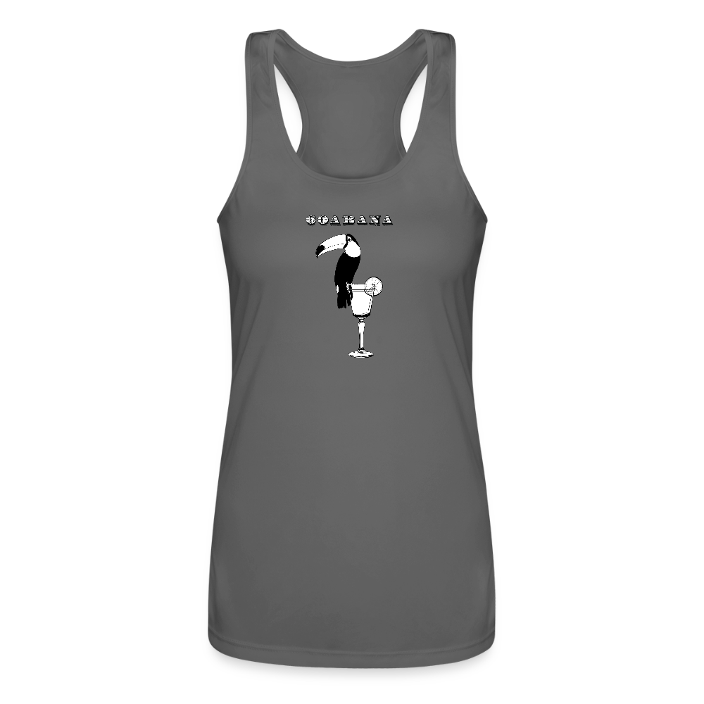 Coabana Ladies Racerback Tank Top - charcoal