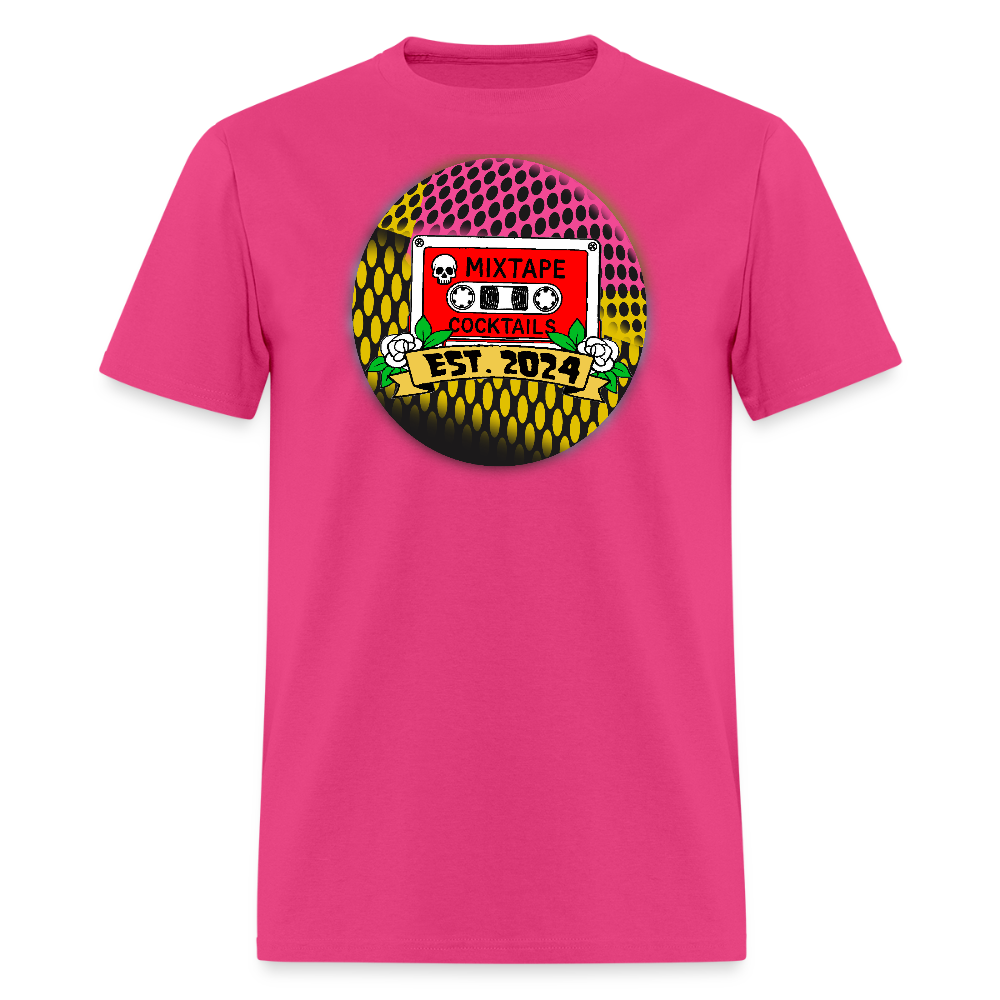 the Mixtape T-Shirt - fuchsia