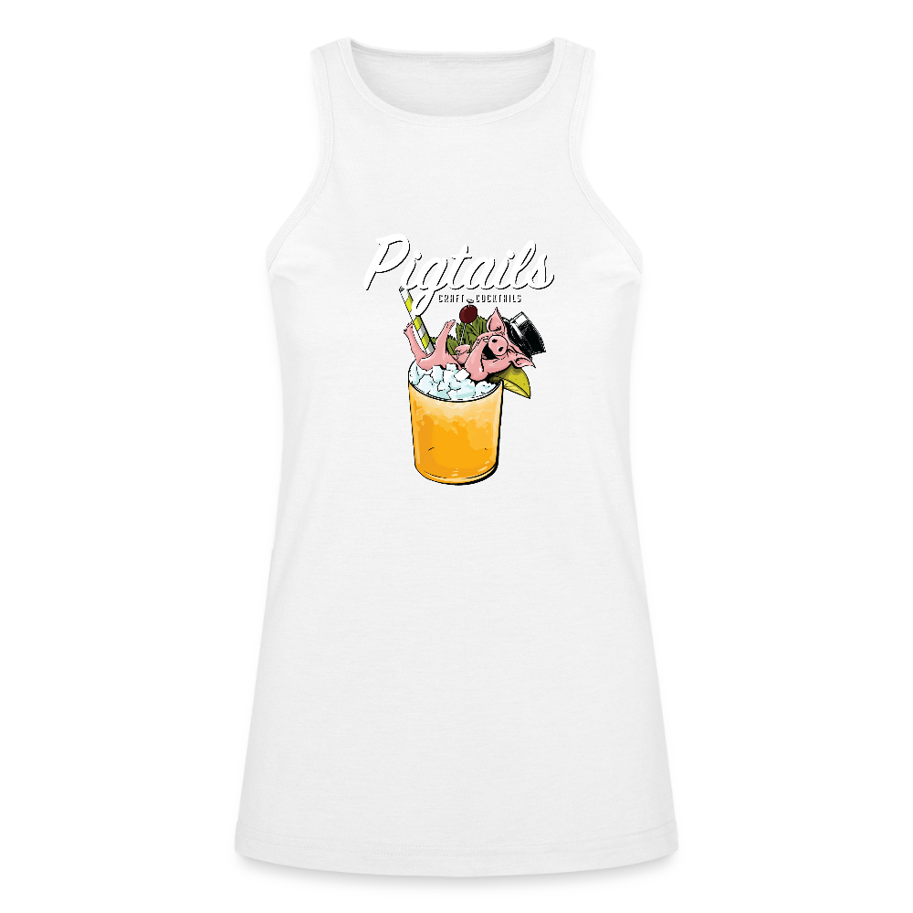 Pigtails Ladies' Tank Top - white