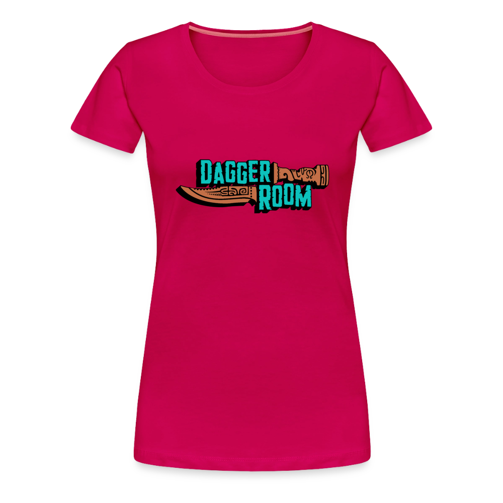 Dagger Room Founders Women’s Premium T-Shirt - dark pink