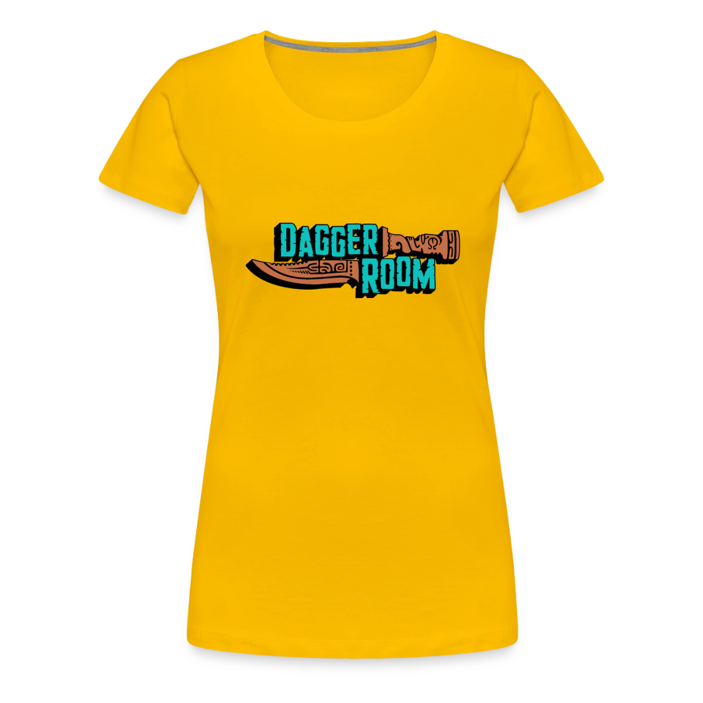 Dagger Room Founders Women’s Premium T-Shirt - sun yellow