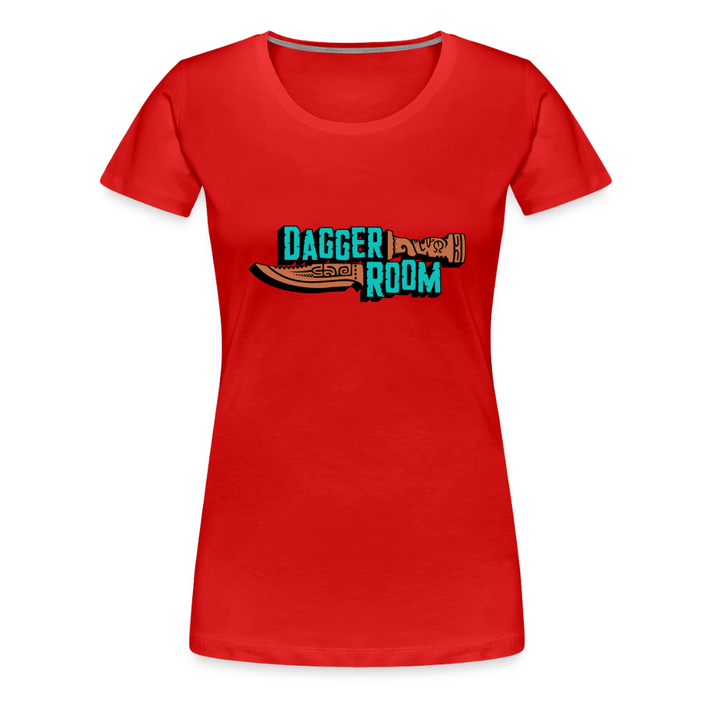 Dagger Room Founders Women’s Premium T-Shirt - red