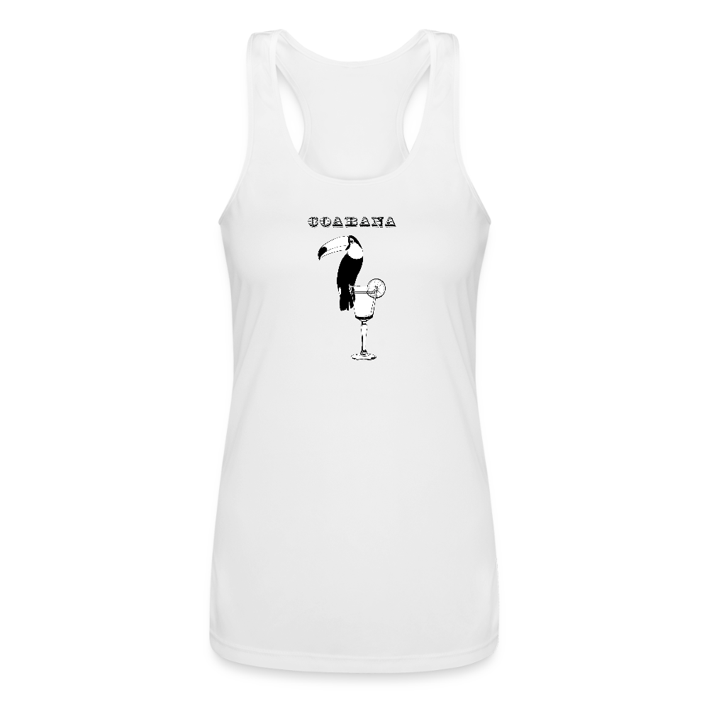 Coabana Ladies Racerback Tank Top - white