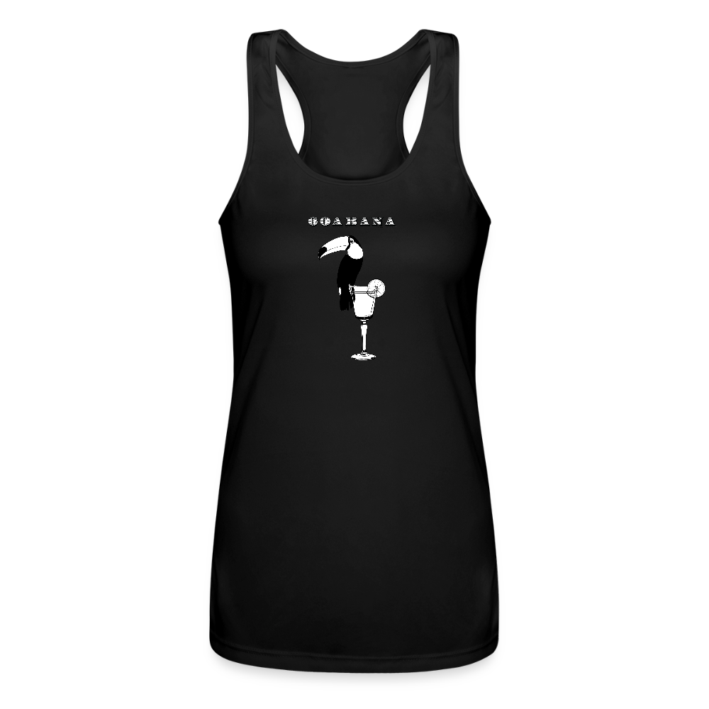 Coabana Ladies Racerback Tank Top - black