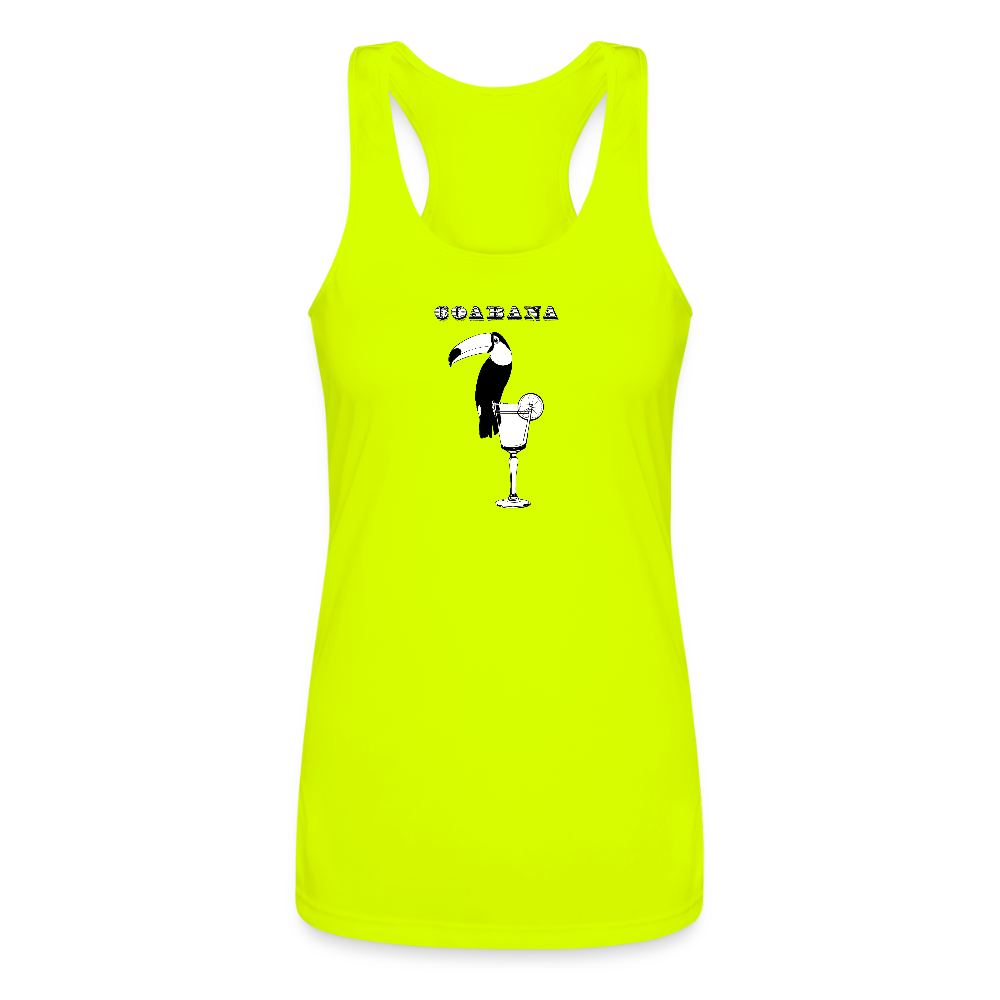 Coabana Ladies Racerback Tank Top - neon yellow