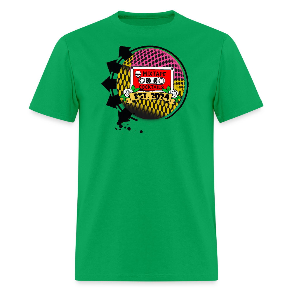 the Mixtape Cocktails T-Shirt - bright green