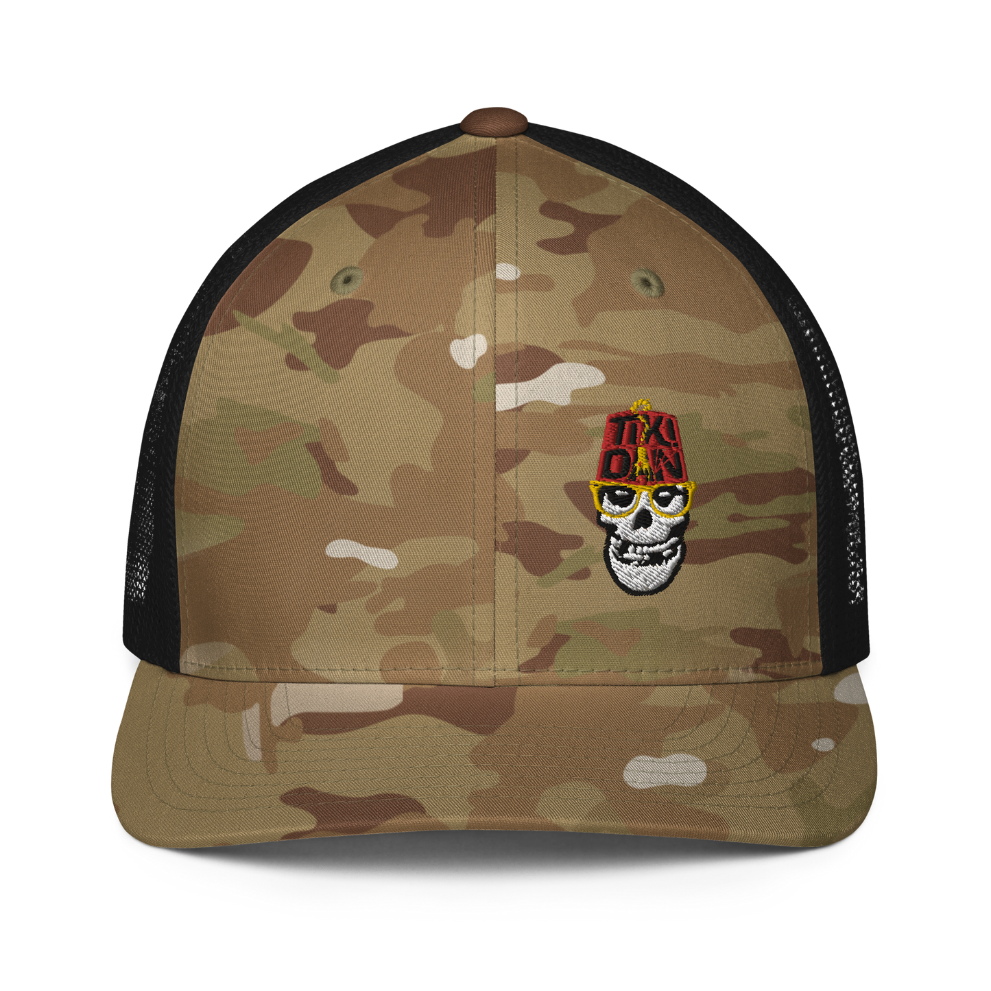 Tiki Dan Fiend Closed-back trucker cap