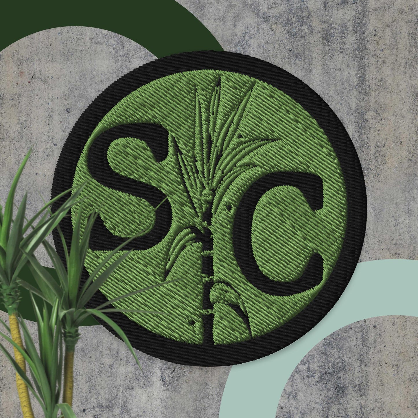 Sugar Cane Embroidered Patch