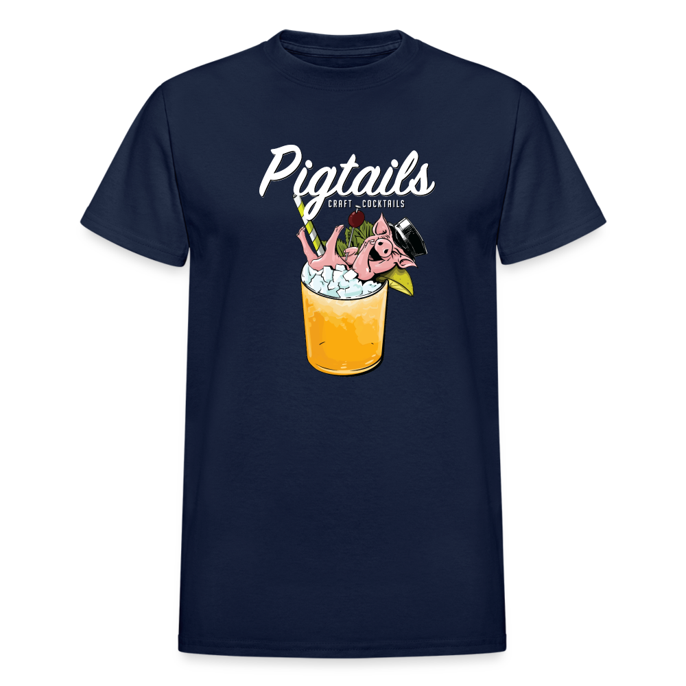 Pigtails - Choose Color T-Shirt - navy