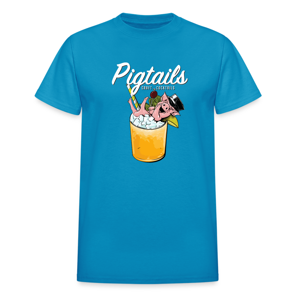 Pigtails - Choose Color T-Shirt - turquoise