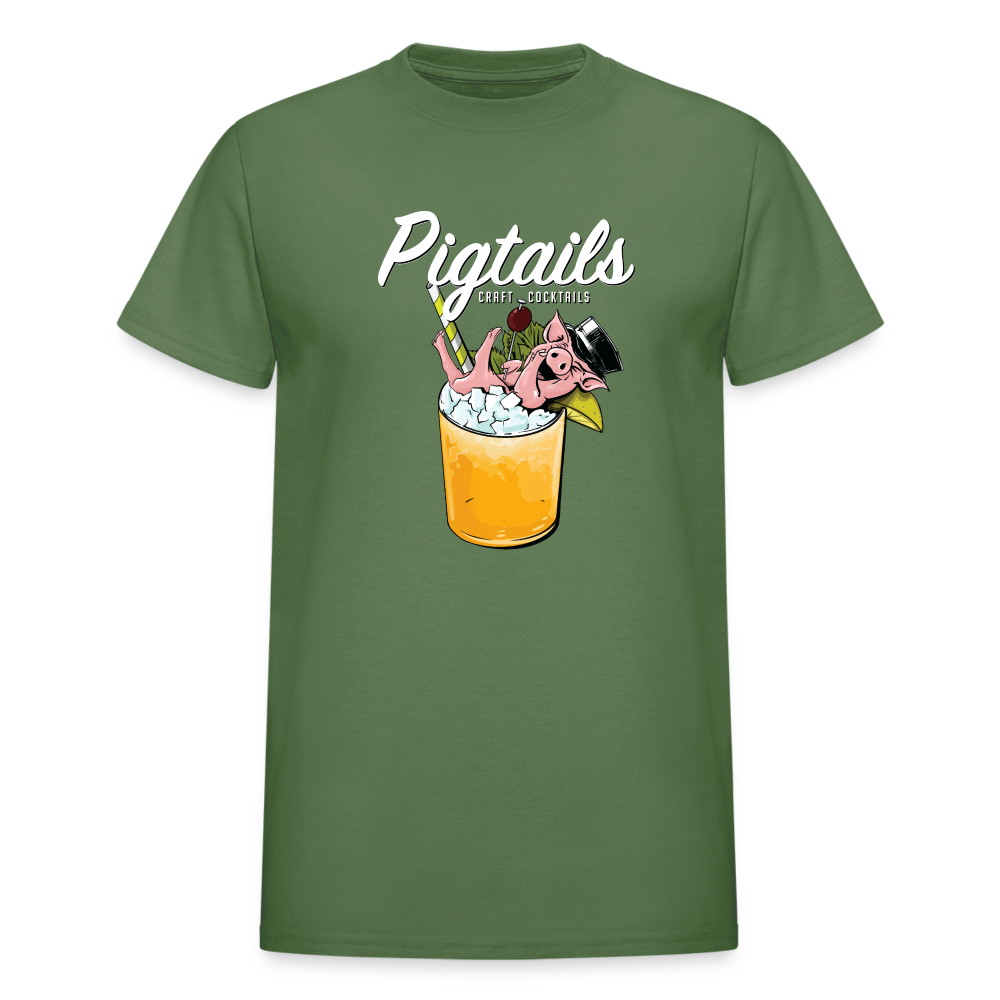 Pigtails - Choose Color T-Shirt - military green