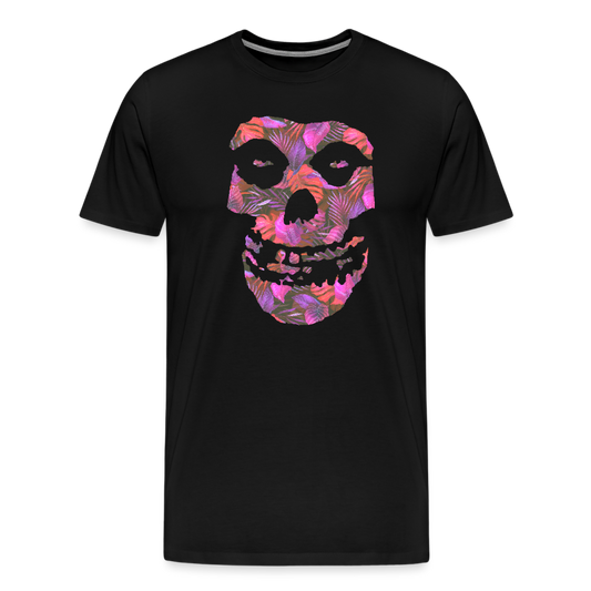 Tiki Fiend Pink Tropical T-Shirt - black