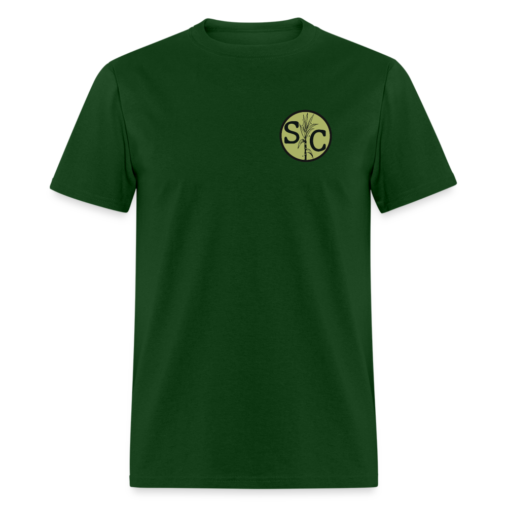 Sugar Cane SC Logo Classic T-Shirt - forest green